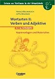 Lernen an Stationen in der Grundschule, Kopiervorlagen und Materialien, Wortarten 2, Verben und Adjektive: Kopiervorlagen und Materialien