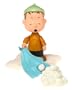 Linus Van Pelt Action Figure Charlie Brown Christmas from Peanuts