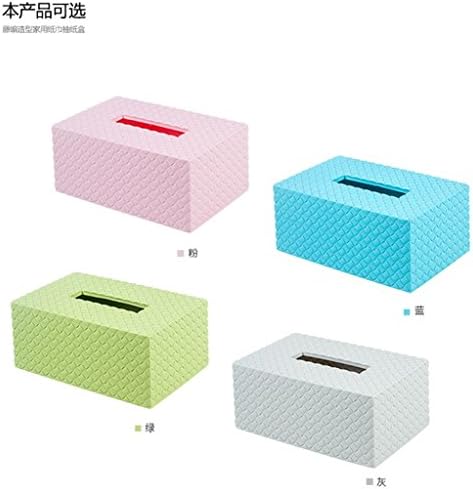 Casualfashion Durable Rectangular Tissue Box Cover Napkin Paper Holder Case Home Car Decor (Gray)