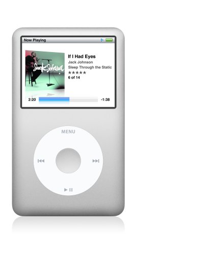 Apple iPod classic 120 GB Silver (6th Generation) LATEST MODEL