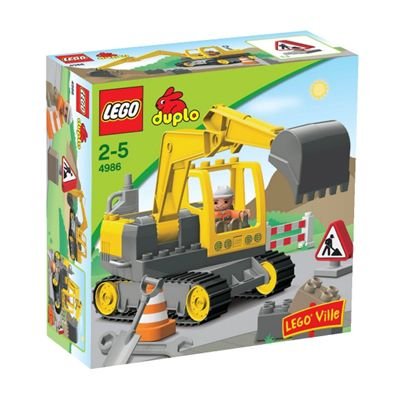 Childrens Toyshop  Toys : LEGO Duplo 4986: Digger