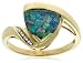10k Yellow Gold Mosaic Opal and Diamond Ring