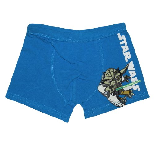  STAR WARS - YODA Boys Finest Comfortable Fit Trunks / Boxer Shorts / Underwear - Blue