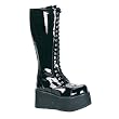 Demonia Men's TRASHVILLE-502 Lace-Up Knee Boot Available in 2 Colors