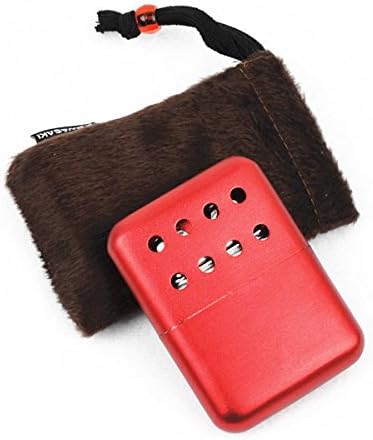 Red Small Size Hunting Ultralight Aluminum Portable Body Hand Warmer