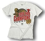Chicago Bulls Six-Time NBA Champions Vintage Style Tee, White
