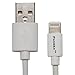 Pangea Apple-Certified Lightning Cable  5 Foot  for iPhone 6, iPhone 6 Plus, iPhone 5 (5/5S/5C), iPad Air, iPad Mini with Retina, iPad (4th gen), iPad Mini, iPod touch (5th gen), and iPod Nano (7th gen)  White.