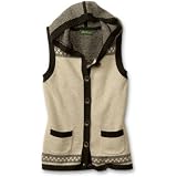 Tree-Embroidered Hooded Vest