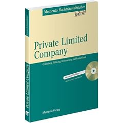 Private Limited Company. Gr�ndung, F�hrung, Besteuerung in Deutschland