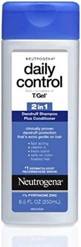 Neutrogena Daily Control 2 In 1 Dandruff Shampoo Plus Conditioner 8.50 oz (Pack of 2)