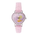 Heart-Shaped Pink Tweety Bird Watch