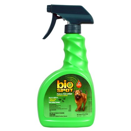 Bio Spot Flea & Tick Spray for Dogs and Puppies, 24 oz.