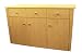 3 Door, 3 Drawer Sideboard unit. (light Beech finish)