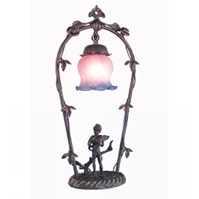 Meyda Tiffany 19in. Cherub w/Violin 12655
