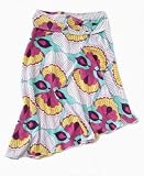 BCX Girls Belted Print Asymmetrical Skirt