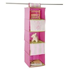 WENKO 4386011100 H�ngeregal Princess - 5 F�cher, Vlies, 30 x 95 x 30 cm