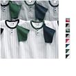 Badger - Pinstripe Two-Button Henley - 7918