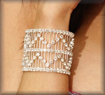 Click here to buy Rhinestone Double Row Bracelet..