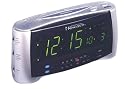 Emerson CKS2237 Dual Alarm Clock Radio (Silver)