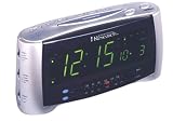 Emerson CKS2237 Dual Alarm Clock Radio (Silver)