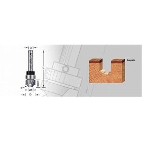 Amana - AMA56196 - 1 1 8 2 Flute Bead Groove with Upper Ball Bearing by