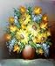 Fine Oil Painting, Flower SF03 36''x48''