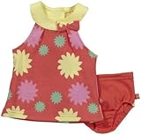 Magnificent Baby Baby-Girls Newborn Sundress and Bloomer Set, Salmon, 9 Months