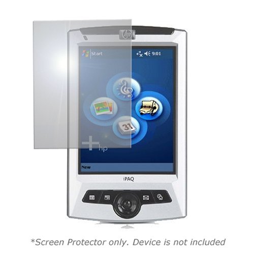 Washable and Reusable Clear Screen Protector for HP iPAQ rz1700 rz1710 rz1715 XDA O2III Dopod 700 with Bonus Cleansing Cloth
