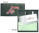New Atlanta Braves Embroidered Leather Checkbook CoverHigh Quality Modern Design Beautiful Popular