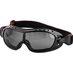 Bobster Night Hawk OTG Adult Harley Touring Motorcycle Goggles Eyewear - Black/Clear