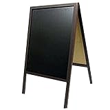 店舗用レストラン/カフェ看板　A型/両面タイプ　ブラックボード　E4WA-2