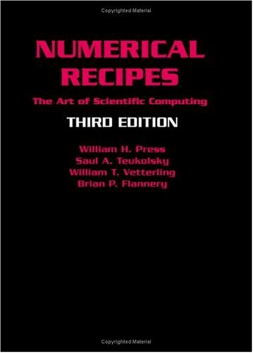 Numerical Recipes 3rd Edition: The Art of Scientific Computing