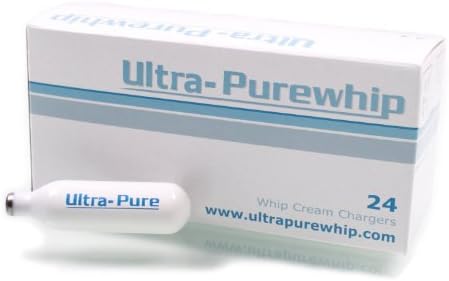 Ultrapure Whip | 8 Cases | 192 Chargers | Boxes of 24 Count | N2o Whip Cream Nitrous Oxide N20 Cartridges 8 Gram