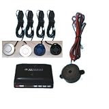 Silver Rear Car Parking Reversing Buzzer & Alam Sensors 4 safe sensor