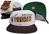 San Diego Padres Two Tone Plastic Snapback Adjustable Plastic Snap Back Hat / Cap