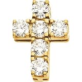 14K Yellow Gold Cross Pendant