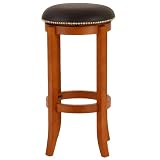 Nailhead Swivel Barstool - 30"