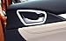 Door Inner Handle Bowls Cover Trim ABS 4pcs For Honda Civic 10th Gen 2016 2017