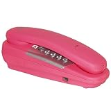 Southern Telecom Rubber Coated Fashion Phone- Pink(EM-2110PK)