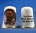 Porcelain China Collectable Thimble -- Tim Peake Astronaut Commemorative -- Free Gift Box