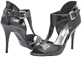 Anne Michelle Hype-01 Black Patent Women Sandals