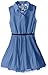 Beautees Sleeveless Shirt Dress with Collar