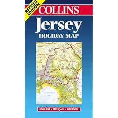 Carte touristique : Jersey (en anglais)