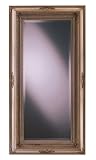 Bevelled Leaning Mirror With A Large Antique Gold Frame By Coaster Furniture