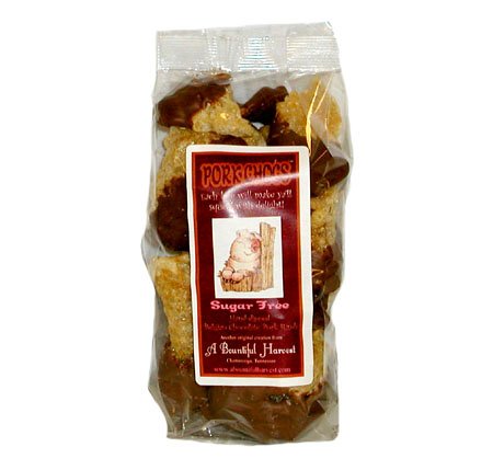 Childrens Toyshop  Gourmet Food : Pork Chocs - Sugar Free Chocolate Dipped Pork Rinds