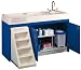 Tot Mate 1000 Series 6 Bin Walk Up Toddler Changing Center w/ Sink on Right