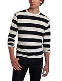 French Connection Men's Long Sleeve Irish Sea Stripe