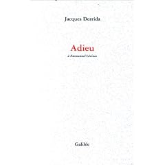 ADIEU � EMMANUEL L�VINAS