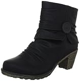 Rieker 91581-00, Damen Fashion Halbstiefel & Stiefeletten, Schwarz (schwarz 00), EU 38