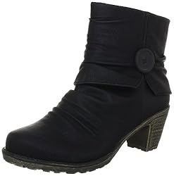 Rieker 91581, Damen Stiefel, Schwarz (schwarz 00), EU 36